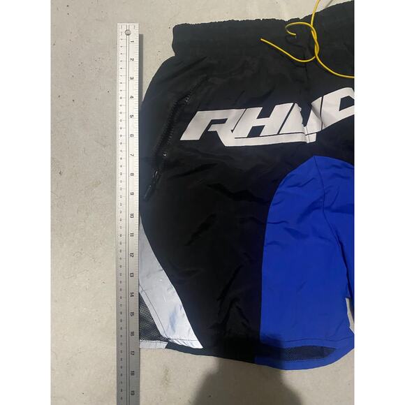 Rhude Reflective Accent Black and Blue Shorts Size Small - Picture 5 of 7